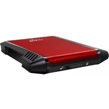 ADATA EX500 ārējais korpuss HDD/SSD Melns, Sarkans 2.5 collas