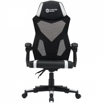CANYON Flow MCH01 Mesh Melnbalts spēļu krēsls