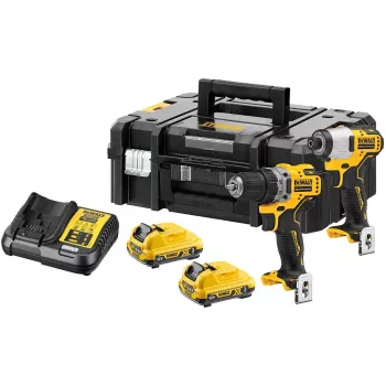 DeWALT DCK2110L2T-QW skrūvgriezis/triecienskrūvgriezis Melns, Dzeltens
