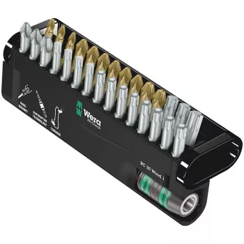 Wera Bit-Check 30 Wood 1 skrūvgriežu uzgaļu komplekts