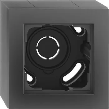 Gira AP-Enclosure 1f rāmis melns m 106109 (106109)