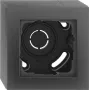 Gira AP-Enclosure 1f rāmis melns m 106109 (106109)