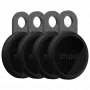 Chipolo LOOP 4 gab. komplekts, uzlādējams Bluetooth izsekotājs, ogle, saderīgs ar Apple Find My