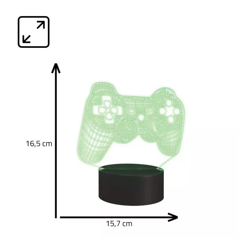 Galda lampa MANTA SNL57RGB RGB 3D gaismas dekorācija