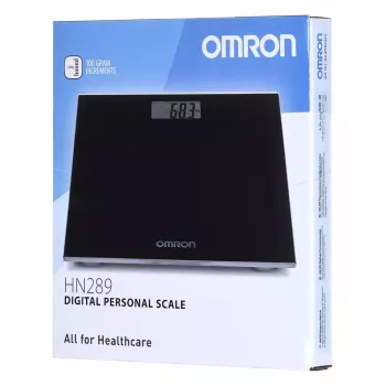 Elektroniskie personīgie svari Omron HN-289-E Melni ar LCD displeju, automātiska izslēgšanās