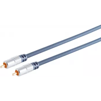 ShiverPeaks S/CONN maximum connectivity Home-Cinema RCA spraudnis – RCA spraudnis hromēts savienojuma kabelis 90022-15MHQ