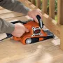 Black & Decker KA88 portatīvā lentaslīpmašīna, oranža