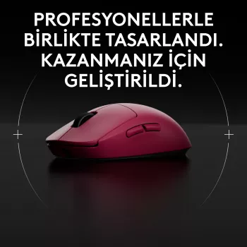 Logitech G PRO 2 - Spēļu pele - optiskā - 8 pogas - Bezvadu, vadu - 2,4 GHz, USB - USB Logitech LIGHTSPEED uztvērējs - rozā (910-007310)