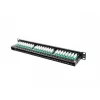 Patch panel LANBERG PPU5-1048-B 1U, 48 porti Cat5e, melns, 445×102×44.5 mm