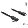 DELOCK aktīvais optiskais USB Type-C kabelis 10 Gbps, leņķveida spraudnis-spraudnis, 10 m (87242)