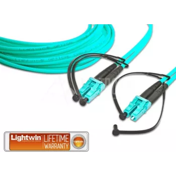 Lightwin LDP-50 LC-LC 0.5 OM3 optiskās šķiedras kabelis 0,5 m zils (LDP-50 LC-LC 0.5 OM3)