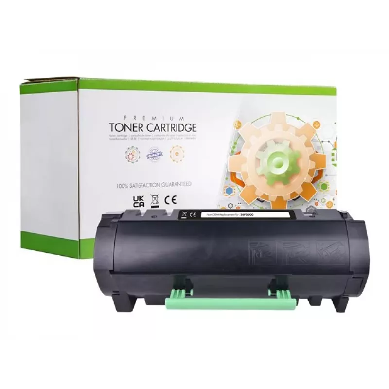 Statiskā kontroles saderīga tonera kasetne Lexmark 56F2U00 / 002-06-R562U melna