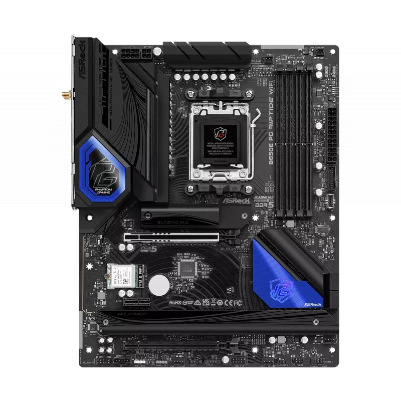 Mātesplate ASRock B650E PG Riptide WiFi ATX AM5