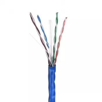 LANBERG tīkla kabelis U/UTP Cat6 LCU6-10CC-0305-B 305 m, CCA vadītājs, 23 AWG, zils