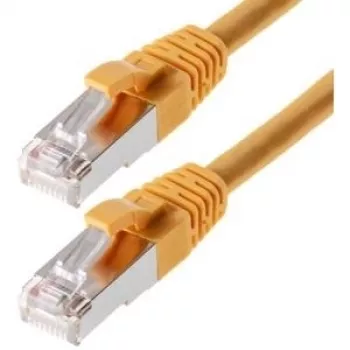 Tīkla kabelis Helos CAT6 S/FTP (PIMF) 7,5m Dzeltens