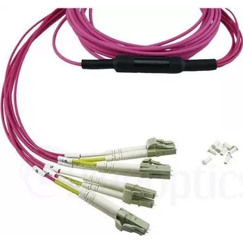 BlueOptics X66205-5-BO InfiniBand optiskās šķiedras kabelis 5 m MPO uz 4x LC