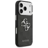 GUESS | Hardcase 4G | Aizmugures vāciņš | iPhone 17 Pro Max | Apple | Ekoloģiskā āda/PC/Plastmasa/TPU | Melns