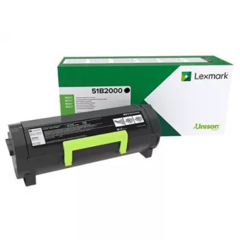 Tonera kasetne Lexmark 51B2000 3000 lpp Melna