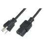 Strāvas kabelis LogiLink NEMA5-15P - IEC 60320-1 C13 1.8m
