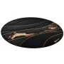 Grīdas paklājs Arozzi Zona Round Floor Pad — Melns/Zelts, apaļš aizsargpaklājs grīdai