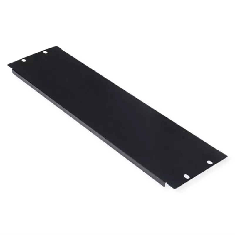 Aizpildes panelis ROLINE 19 collu 3U melns tērauds 480mm