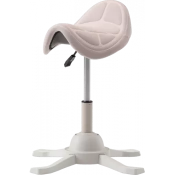 Up Up Toronto ergonomiskais balansēšanas krēsls Balts, Ivory audums, garāks gāzes pacēlājs