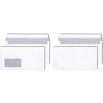 Aploksne MAILmedia 125 x 235 mm balta, bez loga, 80 g/m²