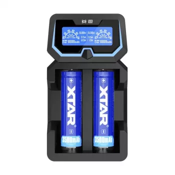 XTAR X2 lādētājs Li-ion 18650 akumulatoriem