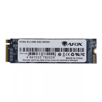 AFOX ME300-256GN M.2 NVMe SSD — 256 GB, PCIe 3.0, 2000/1400 MB/s, 3D NAND