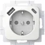 BUSCH JAEGER SCHUKO kontaktligzda USB-A+C 20 EUCB2USBAC-214 (2CKA002011A6296)