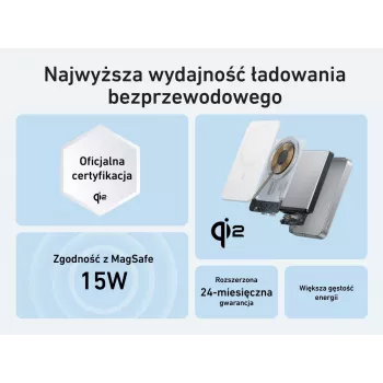 Anker MagGo Power Bank 10K Magnetic Wireless Balts