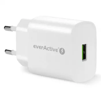 Lādētājs 1x USB 18 W QC 3.0 Balts