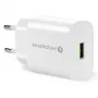 Lādētājs 1x USB 18 W QC 3.0 Balts
