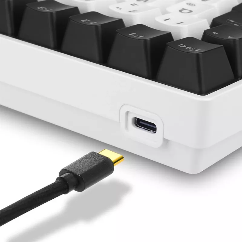 Tastatūra Sharkoon SKILLER SGK50 S3 75% Balta