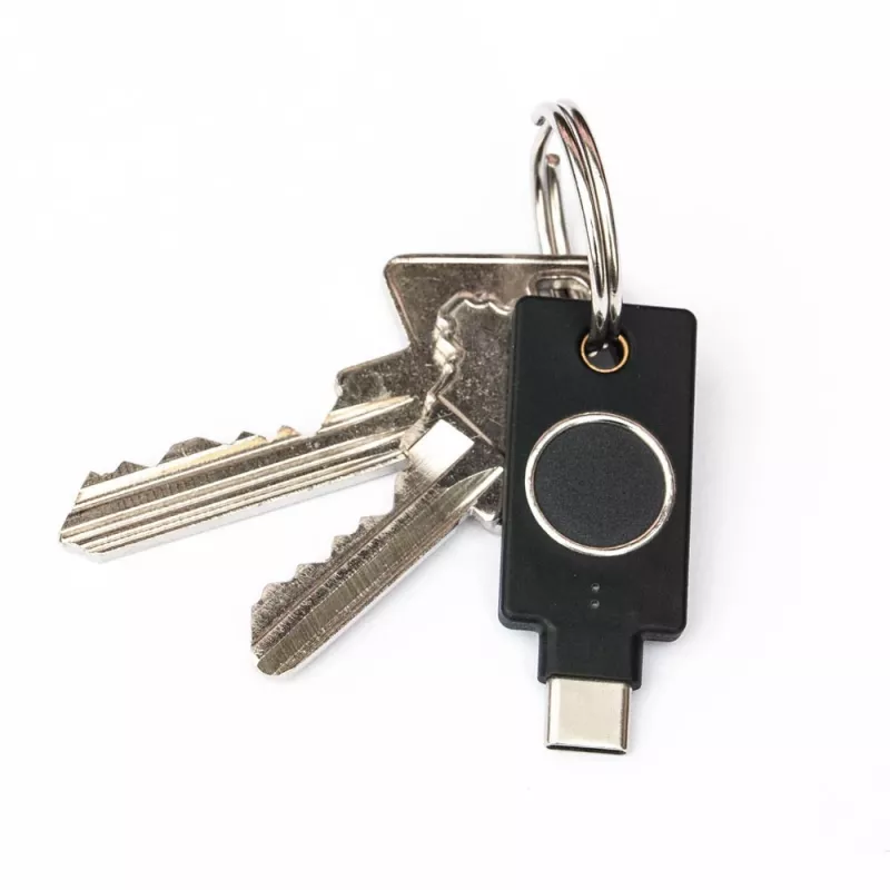 YubiKey C Bio FIDO Edition Yubico Melns Bezkontakta Autentifikācijas Atslēga