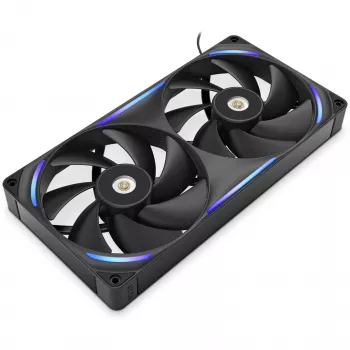 Datora korpusa ventilators NZXT F280X 140 mm Melns, 1 gab., 280 × 140 × 30 mm