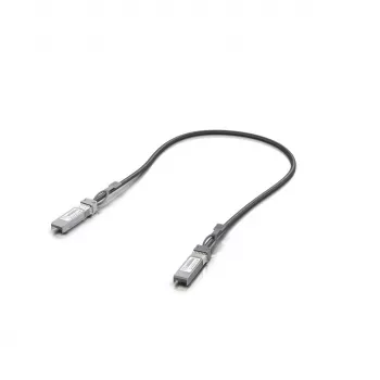 Ubiquiti UACC-DAC-SFP28-0.5M tiešā pieslēguma vara kabelis 0.5m melns