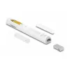 DeLOCK USB lāzera prezentētājs balts bezvadu USB RF Nano uztvērējs
