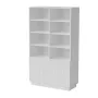 Grāmatu skapis Cama Meble LIVERTI 100×420×1705 mm balts