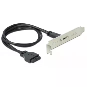 Slot Bracket DeLOCK 89937 ar 1 x USB Type-C portu