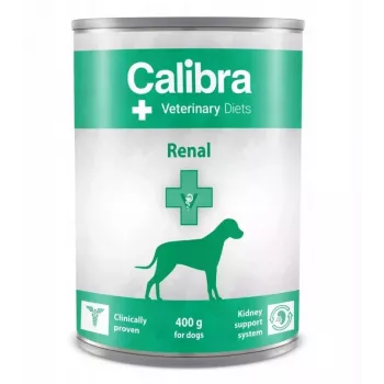 Slapjā suņu barība Calibra Veterinary Diets Renal Chicken 400 g – nieru atbalsts