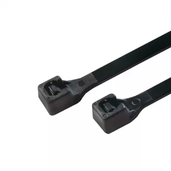 Kāpņu tipa kabeļu saites LogiLink KAB0041B, 500 mm, 4.4 mm, 100 gab., melnas