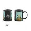 Heat Reveal Krūze Good Loot The Witcher 3 Game Art Chronicles - Geralt & Vincent van Gogh 450 ml Melna