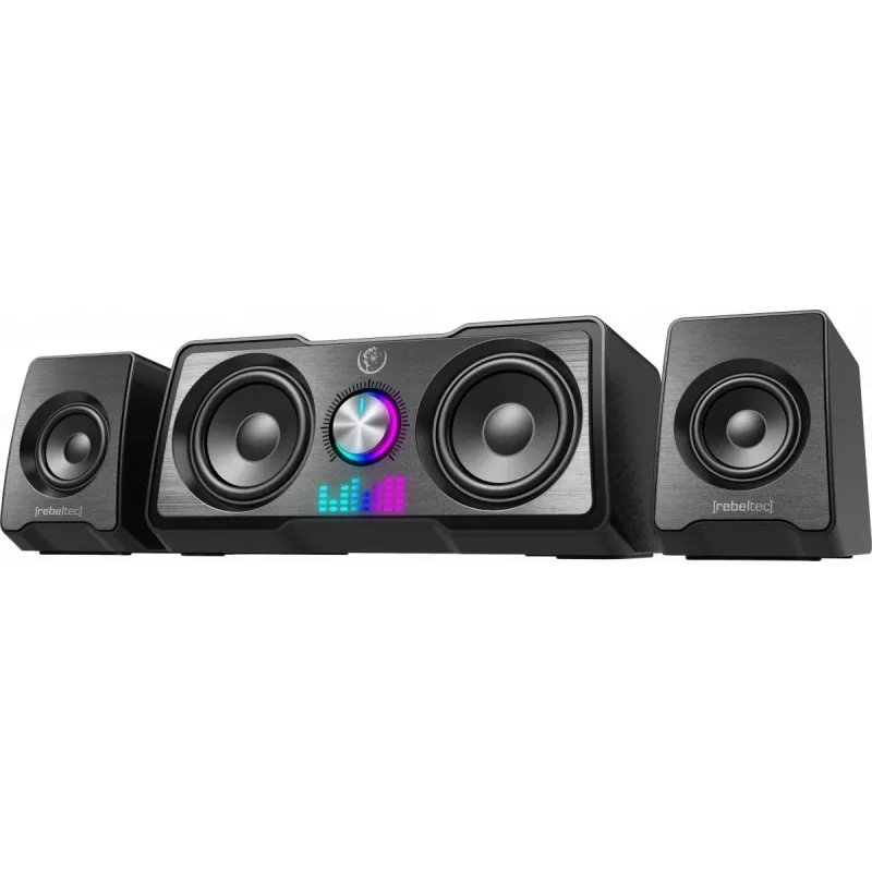 Multivides skaļruņi 2.1 ROCK, Rebeltec RBLGLO00048, 60W