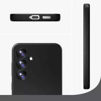 4smarts Galaxy A56 silikona maciņš 16,8 cm (6,6 collas) Melns