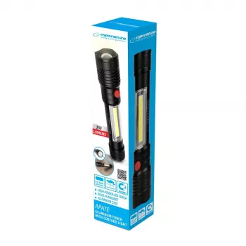 Esperanza Apate Black Rokas LED lukturis