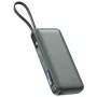 Power bank 4smarts 541603 — Li-Ion 20000 mAh, USB-C + USB-A, 165W kopējā jauda, 5A, pelēks