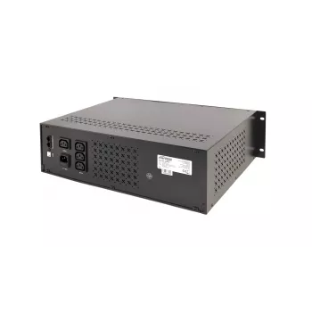 Gembird UPS 19 inch 3.4U 1500VA, 4x IEC 230V izeja, IEC14 ieeja, RJ11, USB, LCD, Line-Interactive 1.5 kVA 900 W