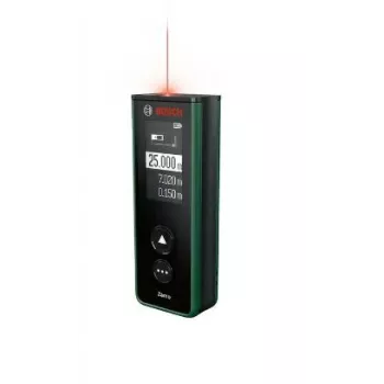 Bosch Zamo lāzera attāluma mērītājs Melns, Zaļš 25 m
