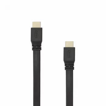 Sbox HDMI-HDMI 1.4 Plakans M/M 1,5m HDMI-FLAT-15B Melns